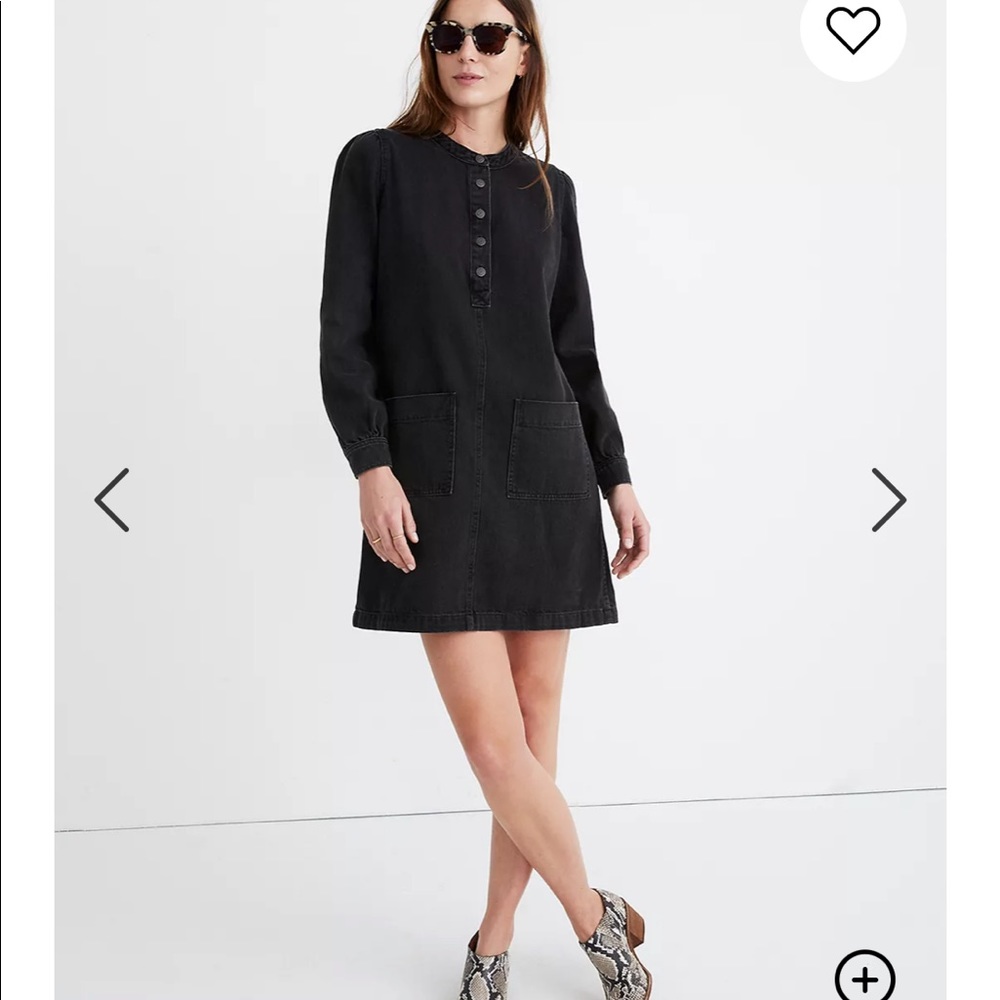 Madewell Patch Pocket Denim Shirtdress